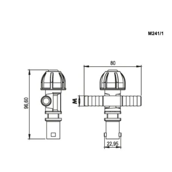 Porta Bico Intermediário Engate Rápido Mangueira 1/2 2 pcs - Imagem 4