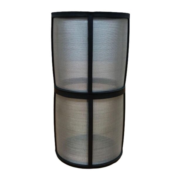 Elemento Filtrante Duplo em Inox do Filtro Sucção Jacto M693