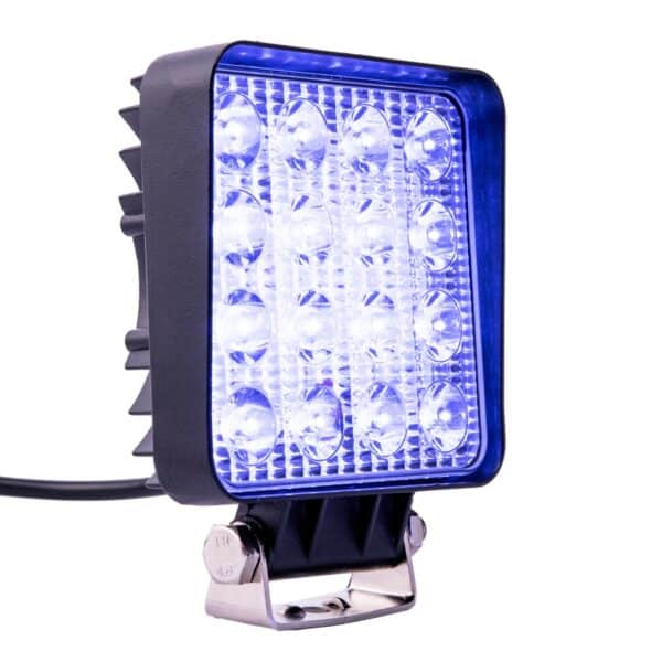 Par Farol 16 Leds Azul 48W Pulverizador Agrícola Universal - Imagem 2