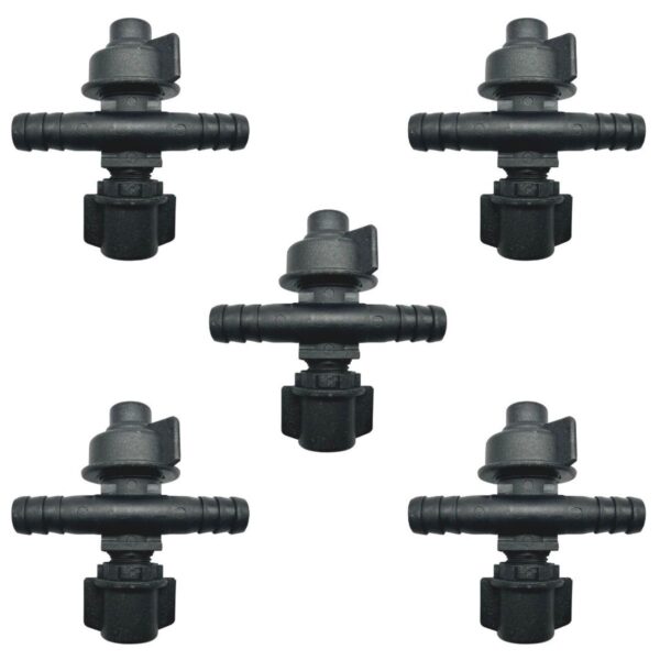 Kit 5 Peças Porta Bico Intermediário Para Mangueira 1/2