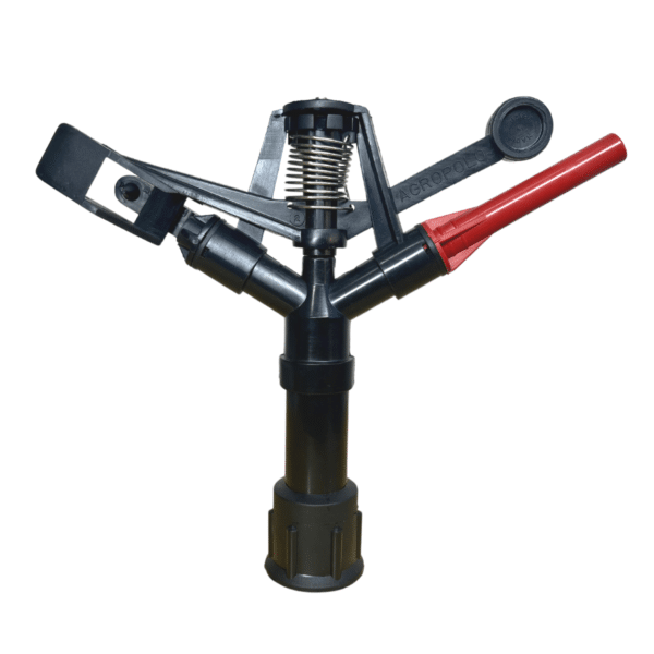 Aspersor Agropolo EY30ERL Eixo Latão 6,2x4,6mm Vermelho 1pol