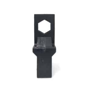 Abraçadeira Tubo Quadrado 38mm c/ Conector Sextavado 10 pcs