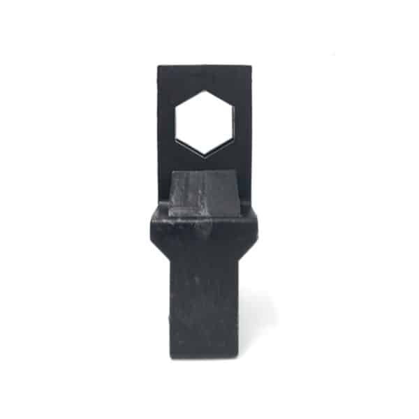 Abraçadeira Tubo Quadrado 38mm c/ Conector Sextavado 10 pcs