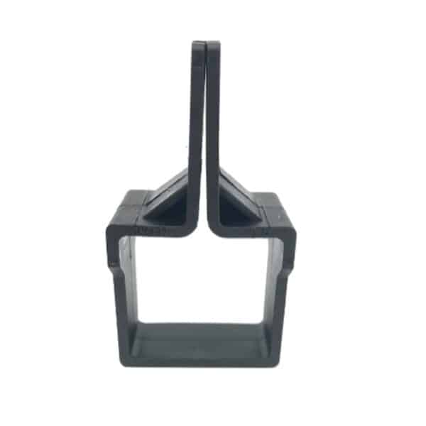 Abraçadeira Tubo Quadrado 40mm c/ Conector Sextavado 10 pcs